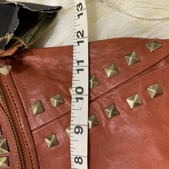 JESSLYN BLAKE Orange Leather Crossbody - Picture 7 of 8